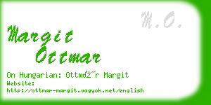 margit ottmar business card